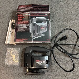 Sears Craftsman Sabre Saw 1/6 HP Two Speed 91714 Tested Works
